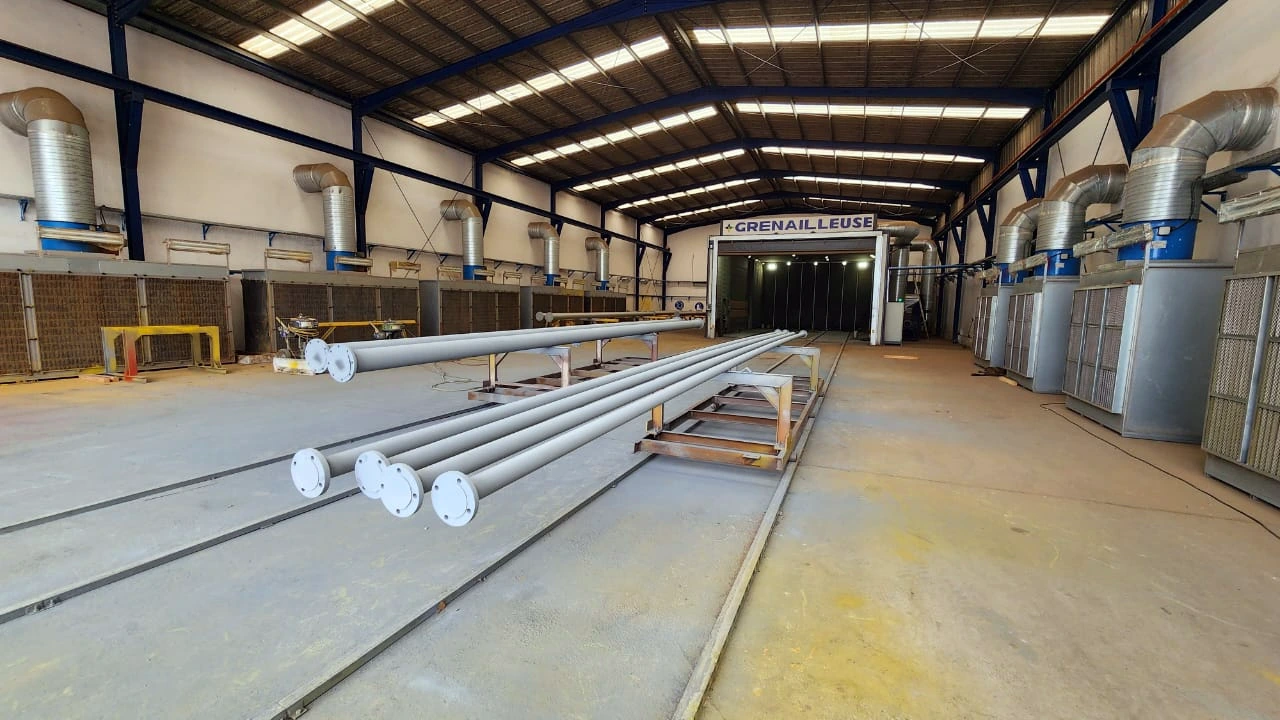 Treatment hall · Anti-corrosion treatment