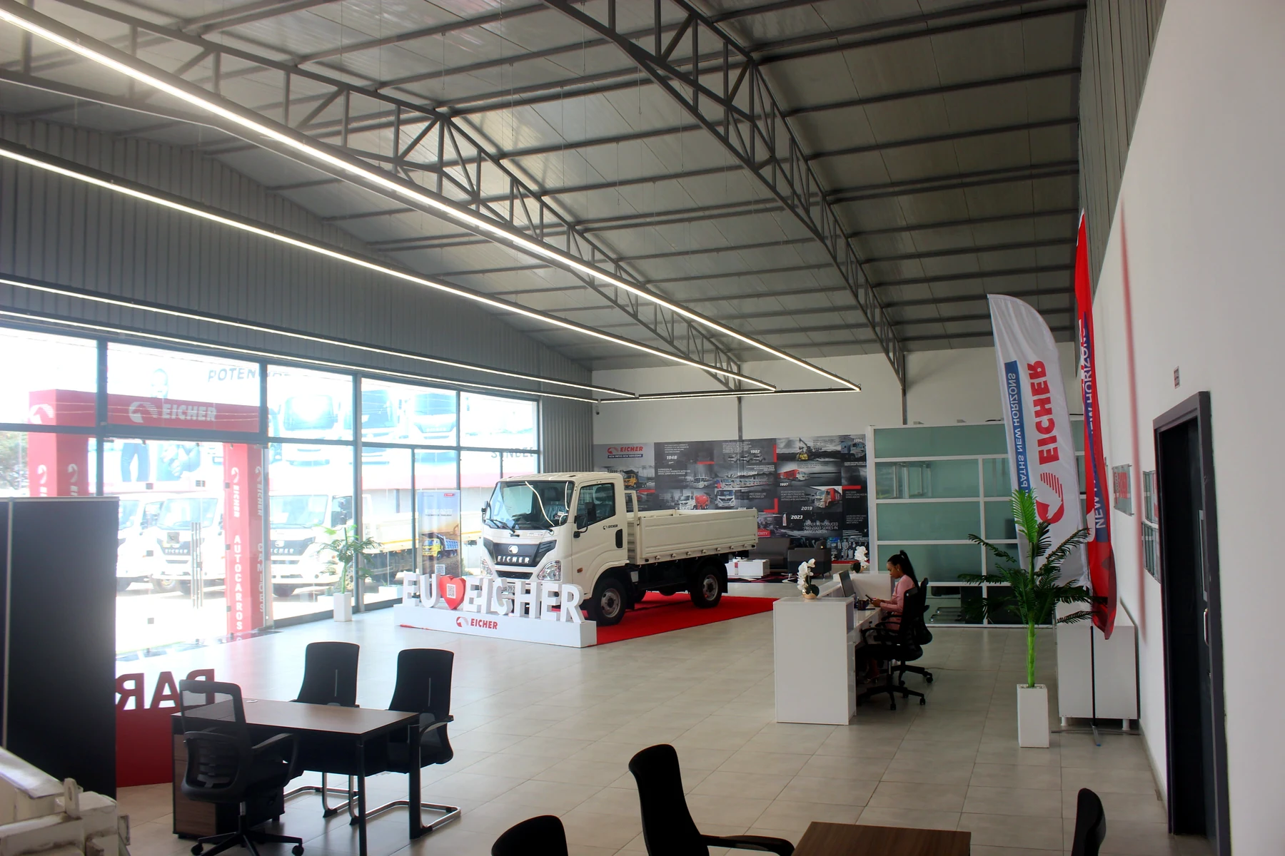 Eicher showroom, Angola