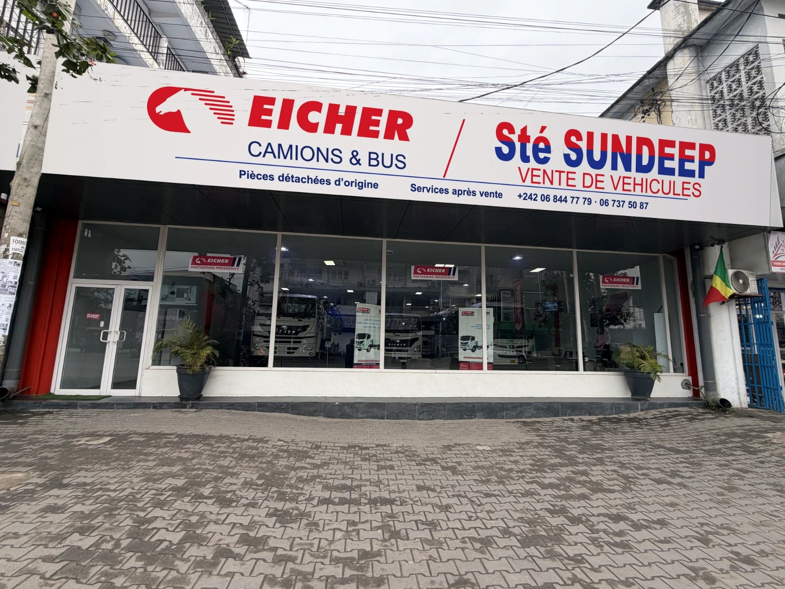 Eicher showroom, Pointe-Noire