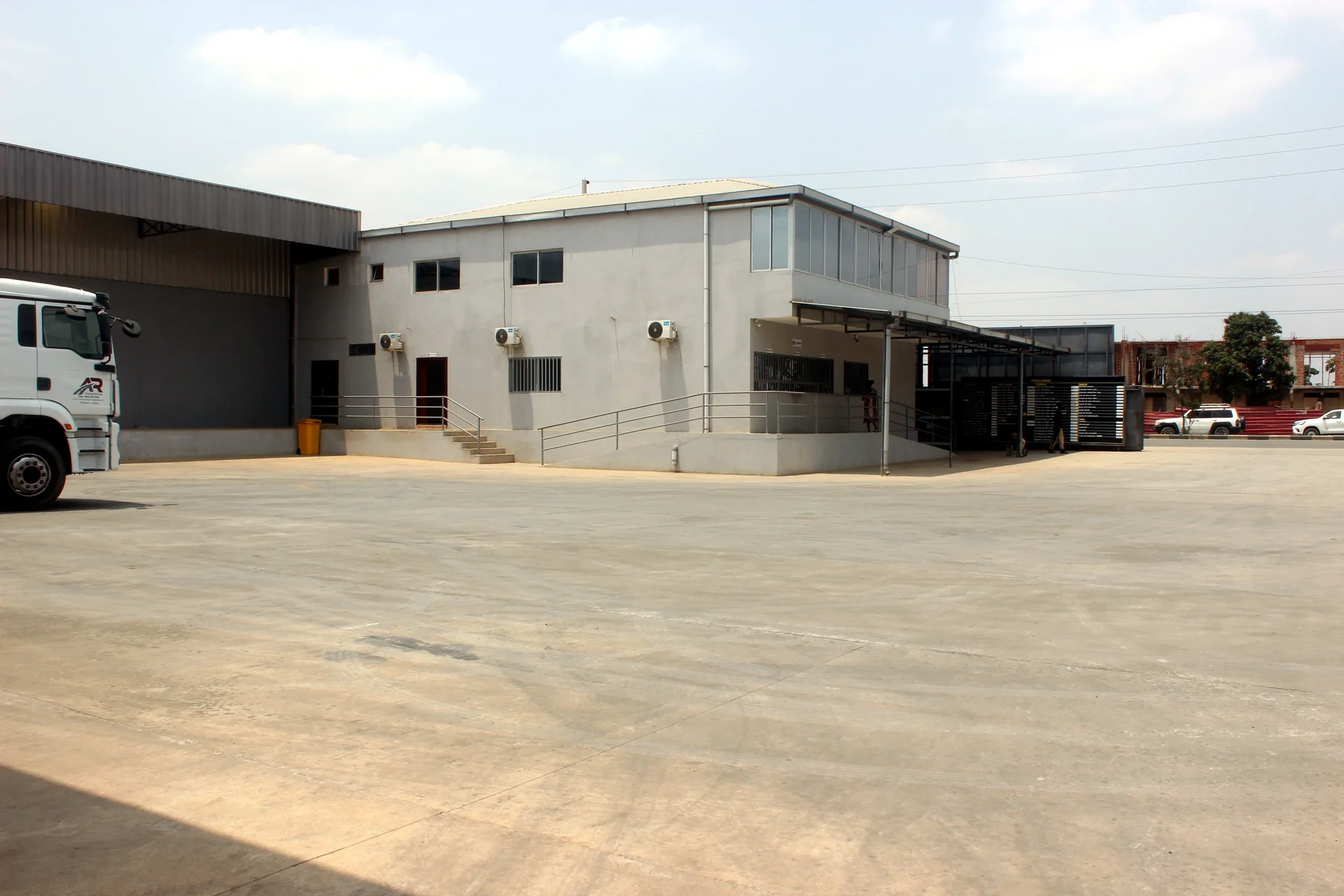 Warehouse and yard
